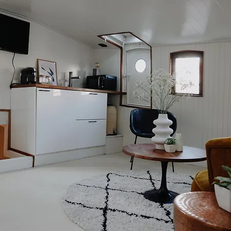 Center Amstel River Houseboat En Zie * Amszterdam